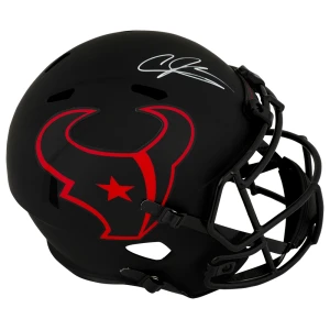 Andre Johnson Signed Houston Texans Riddell Full Size Speed Replica Helmet