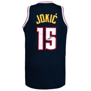 Nikola Jokic Signed Navy Custom Basketball Jersey - (JSA)