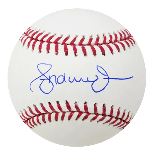 Andruw Jones Signed Rawlings Official MLB Baseball
