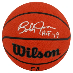 Bobby Jones Signed Wilson Indoor/Outdoor NBA Basketball w/HOF'19