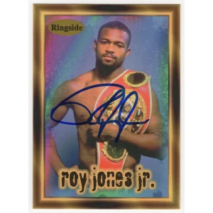 Roy Jones Jr. Signed 1996 Ringside Boxing Trading Card #23