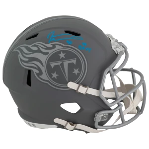 Jevon Kearse Signed Tennessee Titans SLATE Riddell Full Size Speed Replica Helmet w/99 DROY
