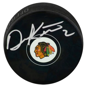 Duncan Keith Signed Chicago Blackhawks Logo Hockey Puck