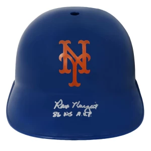Ray Knight Signed New York Mets Replica Souvenir Batting Helmet w/86 WS MVP