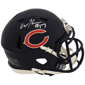 Olin Kreutz Signed Chicago Bears Riddell Speed Mini Helmet
