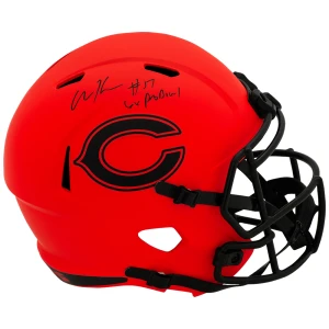 Olin Kreutz Signed Chicago Bears RAVE Riddell Full Size Speed Replica Helmet w/6x Pro Bowl