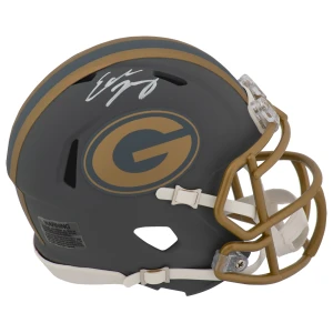 Eddie Lacy Signed Green Bay Packers SLATE Riddell Speed Mini Helmet