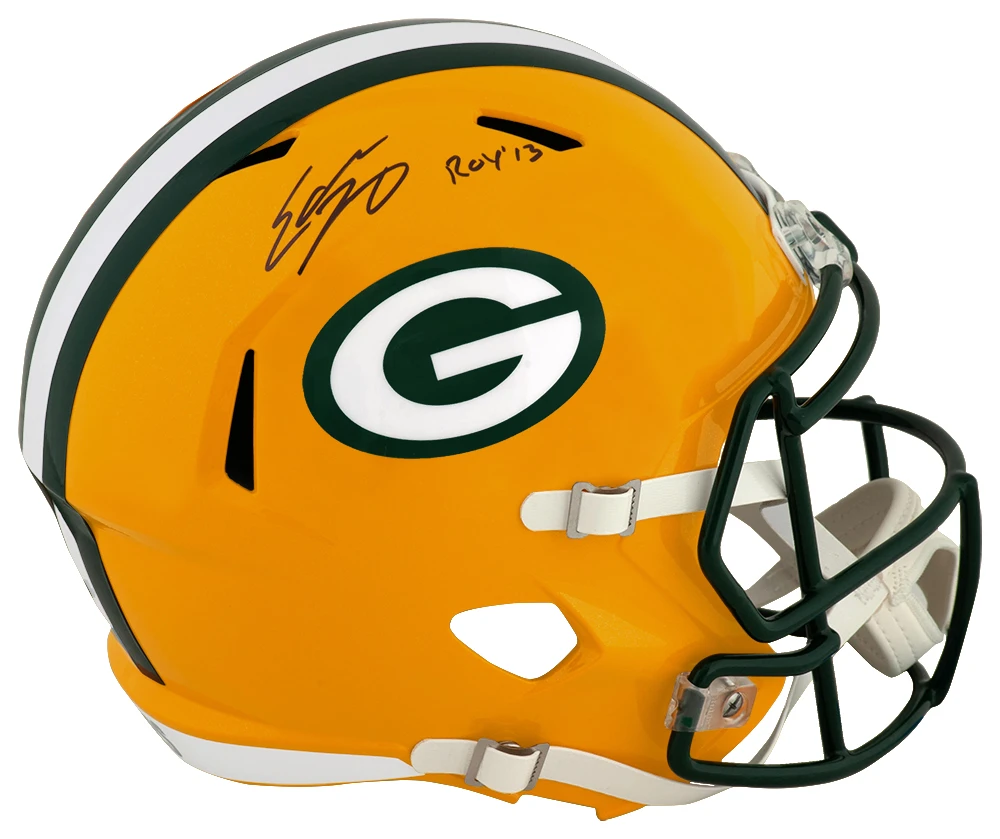 Eddie Lacy Signed Green Bay Packers Riddell Full Size Speed Replica Helmet w/ROY'13