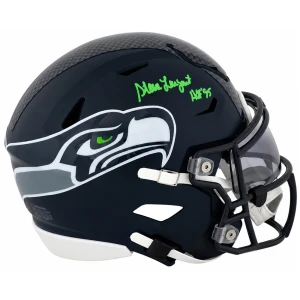 Steve Largent Signed Seattle Seahawks Riddell Mid-Size (MIDI) SpeedFlex Helmet w/HOF'95