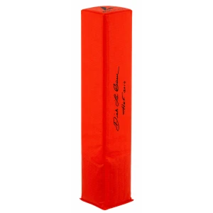 Dick LeBeau Signed BSN Orange Football Endzone Pylon w/HOF 2010