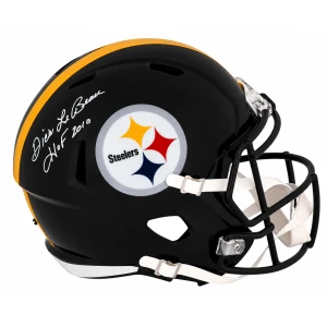 Dick LeBeau Signed Pittsburgh Steelers Riddell Full Size Speed Replica Helmet w/HOF 2010