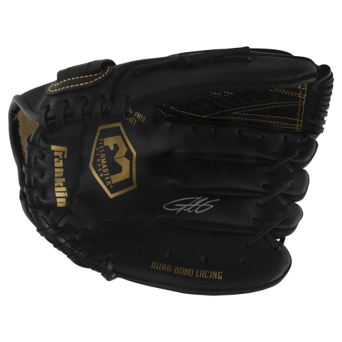 Derrek Lee Signed Franklin Fieldmaster Black Baseball Fielders Glove