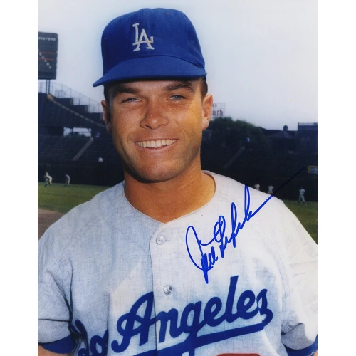 Jim Lefebvre Signed Dodgers Close Up Head Shot 8x10 Photo