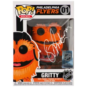 Eric Lindros Signed Philadelphia Flyers Gritty NHL Mascot Funko Pop Doll #01