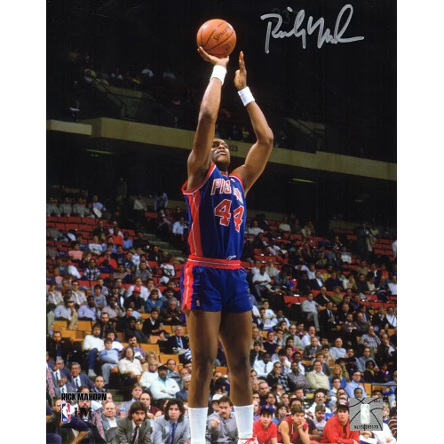 Rick Mahorn Signed Detroit Pistons Jump Shot 8x10 Photo