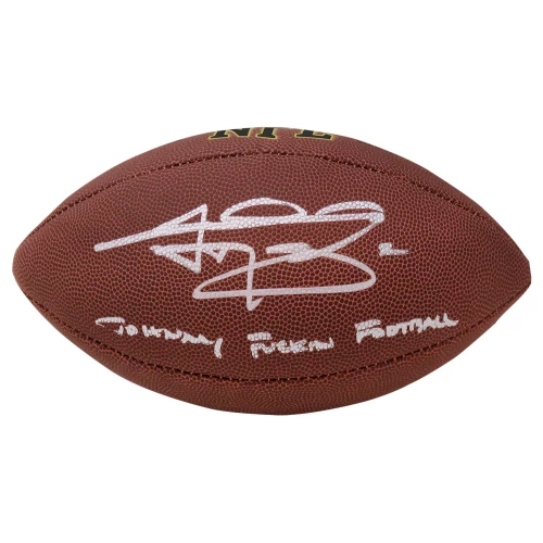 Johnny Manziel Signed Wilson Super Grip Full Size NFL Football w/Johnny F*^ckin Football