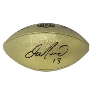 Dan Marino Signed Wilson Duke Gold Metallic NFL Full Size Replica Football