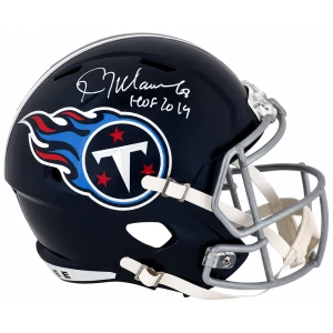 Kevin Mawae Signed Tennessee Titans Navy Riddell Full Size Speed Replica Helmet w/HOF 2019