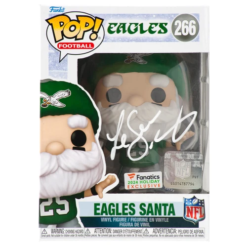 LeSean McCoy Signed Philadelphia Eagles SANTA Funko Pop Doll #266