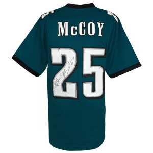 LeSean McCoy Signed Green Custom Football Jersey w/Shady