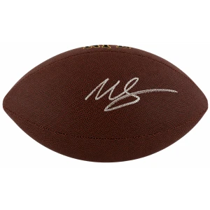Willis McGahee Signed Wilson Super Grip Full Size NFL Football