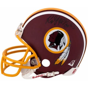 Raleigh McKenzie Signed Washington Throwback Riddell (VSR4) Mini Helmet - (In Black)