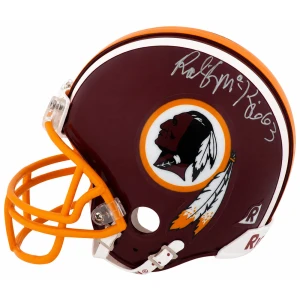 Raleigh McKenzie Signed Washington Throwback Riddell (VSR4) Mini Helmet - (In Silver)
