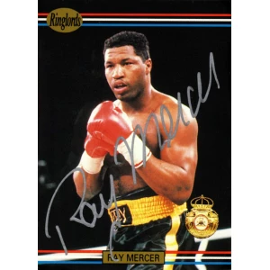 Ray Mercer Signed 1991 Ringlords Boxing Trading Card #13