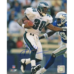 Brian Mitchell Signed Philadelphia Eagles Action vs Seahawks 8x10 Photo
