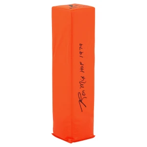 Ron Mix Signed BSN Orange Endzone Football Pylon w/HOF 1979