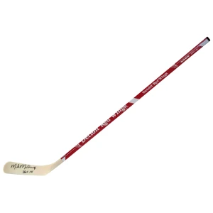 Mike Modano Signed Detroit Red Wings Logo 48 Inch Full Size Hockey Stick w/HOF'14
