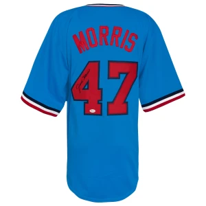 Jack Morris Signed Grey Custom Baseball Jersey - (JSA)