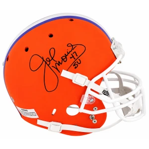 Joe Morris Signed Syracuse Schutt Full Size Replica Helmet