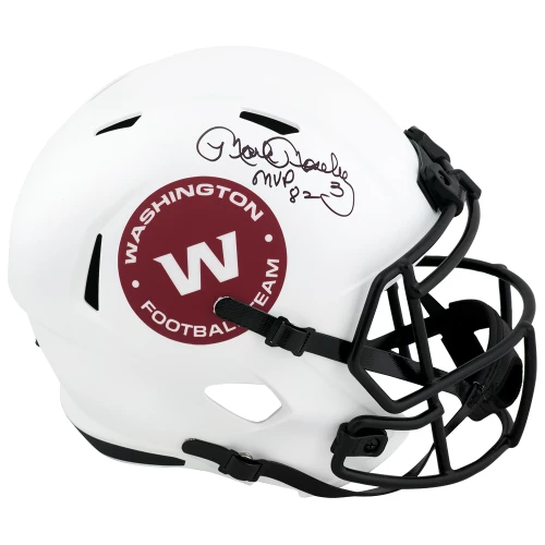 Mark Moseley Signed Washington Football Team Lunar Eclipse Riddell Full Size Speed Replica Helmet w/MVP'82