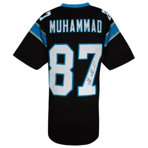 Muhsin Muhammad Signed Black Custom Football Jersey