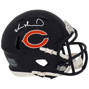 Muhsin Muhammad Signed Chicago Bears Riddell Speed Mini Helmet