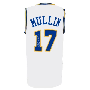 Chris Mullin Signed White Custom Basketball Jersey