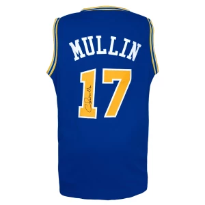 Chris Mullin Signed Blue Custom Basketball Jersey