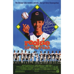 Thomas Ian Nicholas Signed Rookie Of The Year 11x17 Movie Poster w/Pitchers Got A Big Butt
