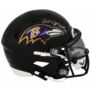 Jonathan Ogden Signed Baltimore Ravens Riddell Mid-Size (MIDI) SpeedFlex Helmet w/HOF'13