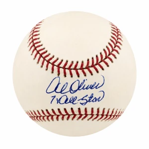 Al Oliver Signed Rawlings (Selig) MLB Baseball w/7x AS