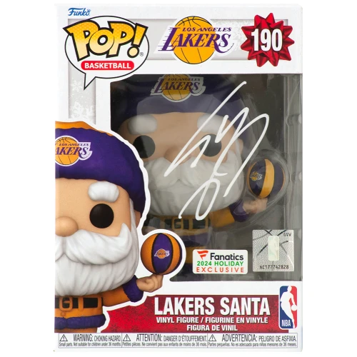 Shaquille O'Neal Signed Los Angeles Lakers SANTA NBA Funko Pop Doll #190