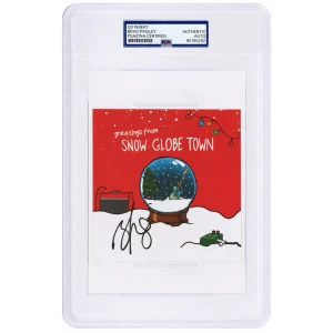 Brad Paisley Signed 'Snow Globe Town' 5x5 CD Insert - (PSA/DNA Encapsulated)