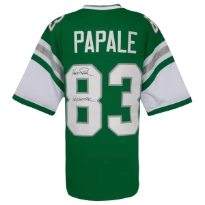 Vince Papale Signed Light Green Custom Football Jersey w/Invincible