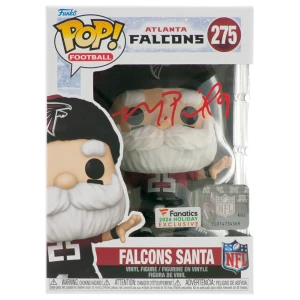 Michael Penix Jr. Signed Atlanta Falcons 2024 SANTA Funko Pop Doll #275