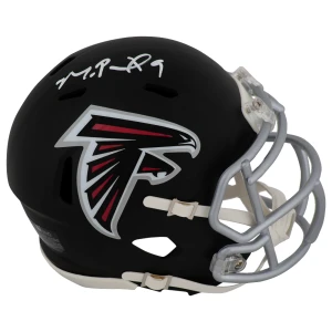 Michael Penix Jr. Signed Atlanta Falcons Riddell Speed Mini Helmet