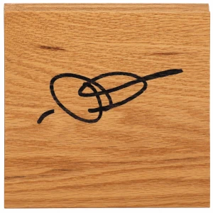 Morris Peterson Signed 5x6 Wood Floor Piece