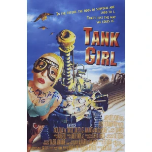Lori Petty Signed Tank Girl 11x17 Movie Poster w/TG