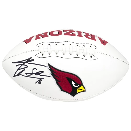 Jake Plummer Signed Wilson Arizona Cardinals White Logo Football w/Snake