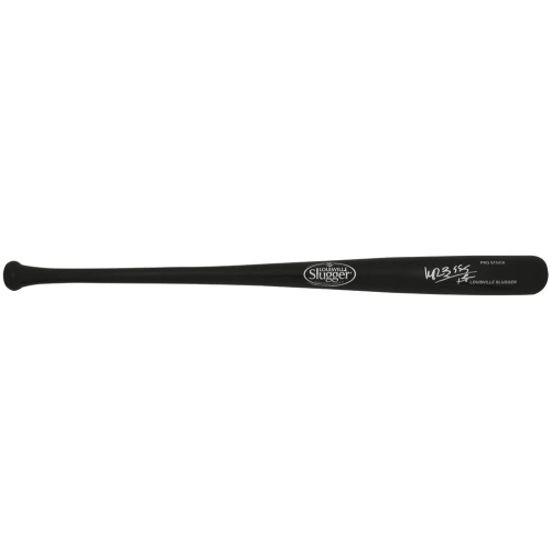 Manny Ramirez Signed Louisville Slugger Pro Stock Black Baseball Bat w/555 HR - (Beckett)